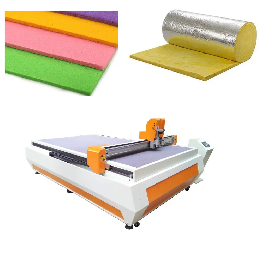 rubber glasswool insulation CNC cutting machine factory 1