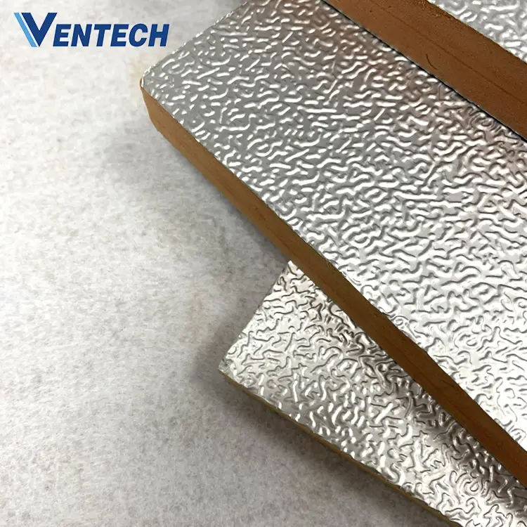 HVAC pre-insulated air duct insulation panel and phenolic foam wall insulation board 1