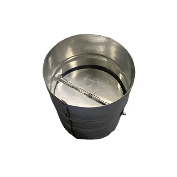 HVAC SYSTEM Galvanized Iron  Round Air Damper Air Non Return Damper for Ductwork 1