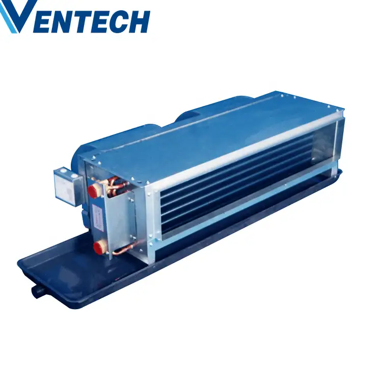 Factory Produce CE, Horizontal  cassette ultra thin Ducted/Floor/Ceiling/ Wall Mounting Fan Coil Unit/FCU with heating capacuty 1