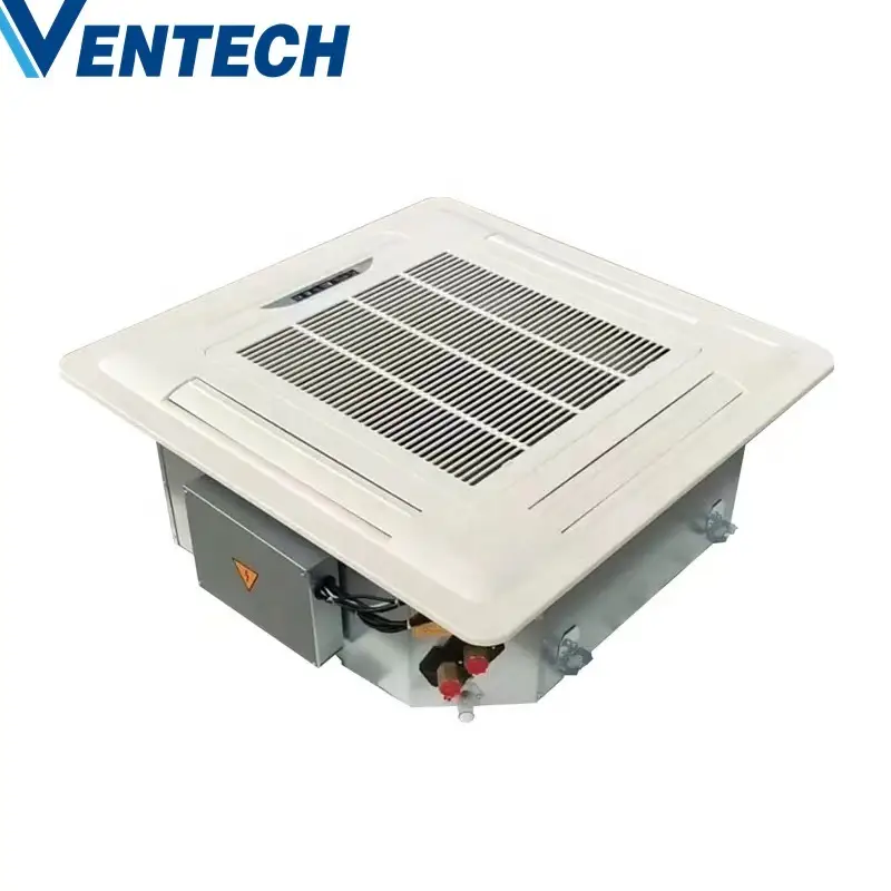 Ventech Hvac  Chilled Water Exposed Cassette Fan Coil Unit For Office Restaurant 1