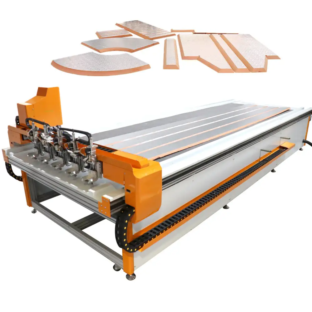 pir cutting pre insulated duct fabricate machine 1