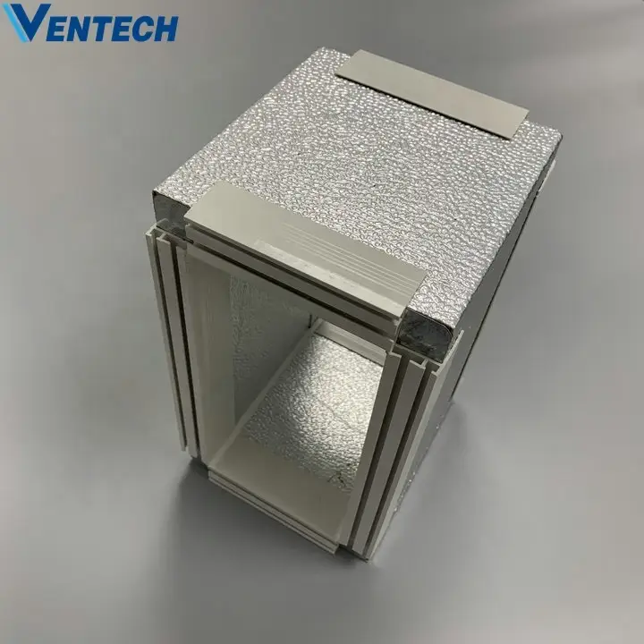 heat resistance self adhesive aluminum foil tape phenolic pre-insulated air duct panel 1