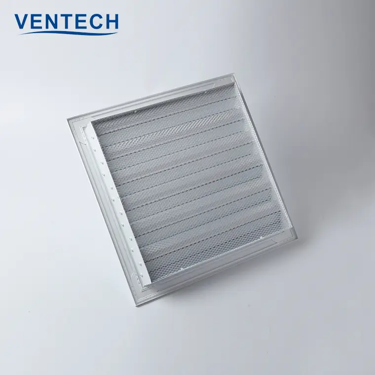 Ventech HVAC  Metal Outdoor Insect Mesh Mounted Weatherproof Air Louvers for Ventilation 1
