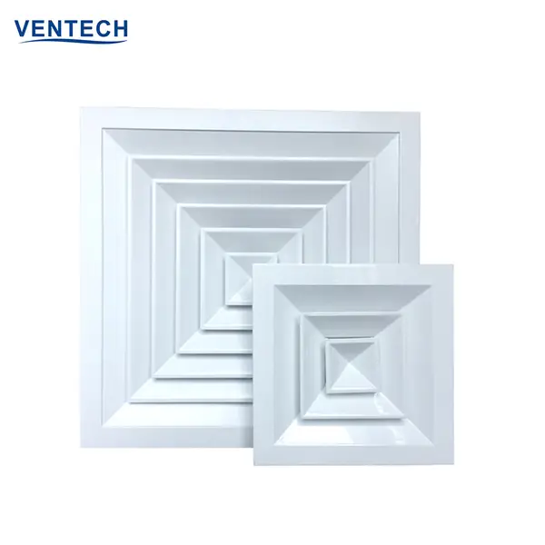HVAC System  Aluminum Return Air  4 Way Supply Air Diffuser 1