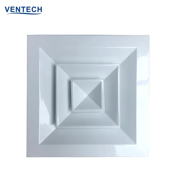 Popular Square Ceiling Diffuser  Supply Air Diffuser for Hotel Mounting 1