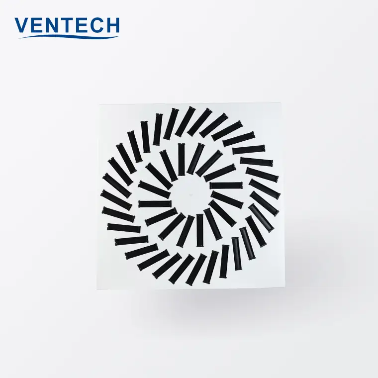 HVAC System  Hot Selling Metal Square Swirl Air Diffuser for Ventilation 1