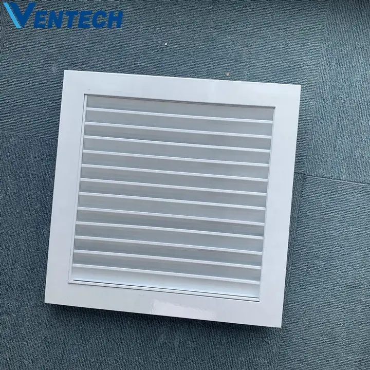 Hvac System Air Ventilation Aluminium Adjustable Return Air Vent Door Grille 1