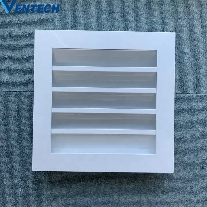 Hvac System Window Louvre Vent Covers Aluminum Air Intake Weather Louvers For Ventilation 1