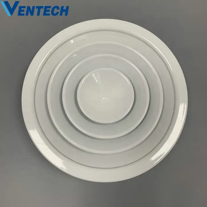 Hvac System White Aluminum Round Ceiling Diffuser 1