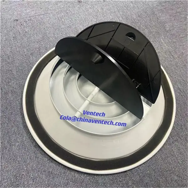 HVAC System Popular Supply Air Round Ceiling  Diffuser with Air Damper 1