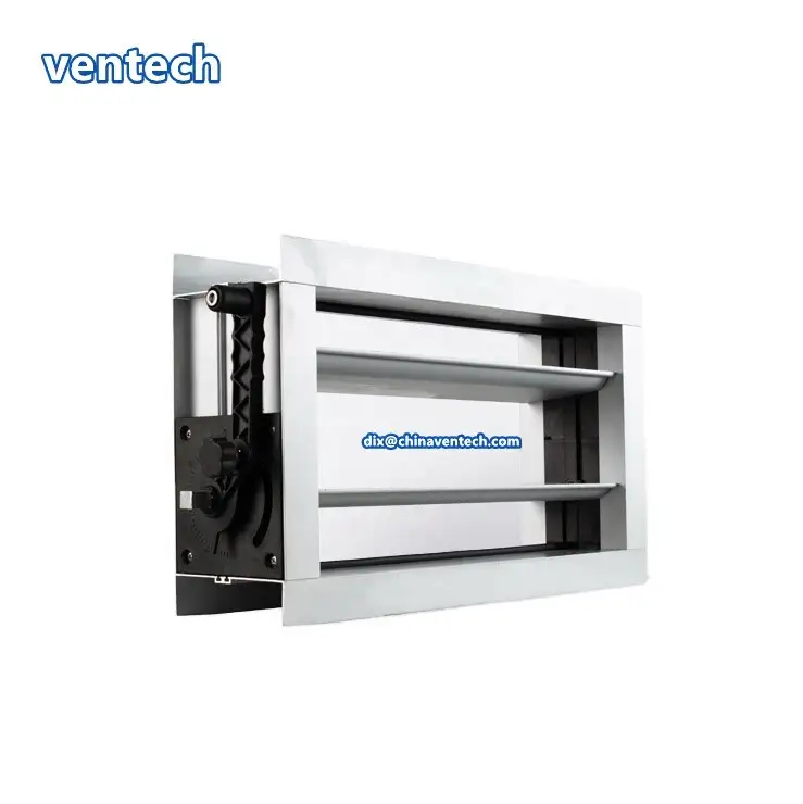 HVAC Duct Ventilation Aluminium Adjutable Blades Air Volume Control Damper 1