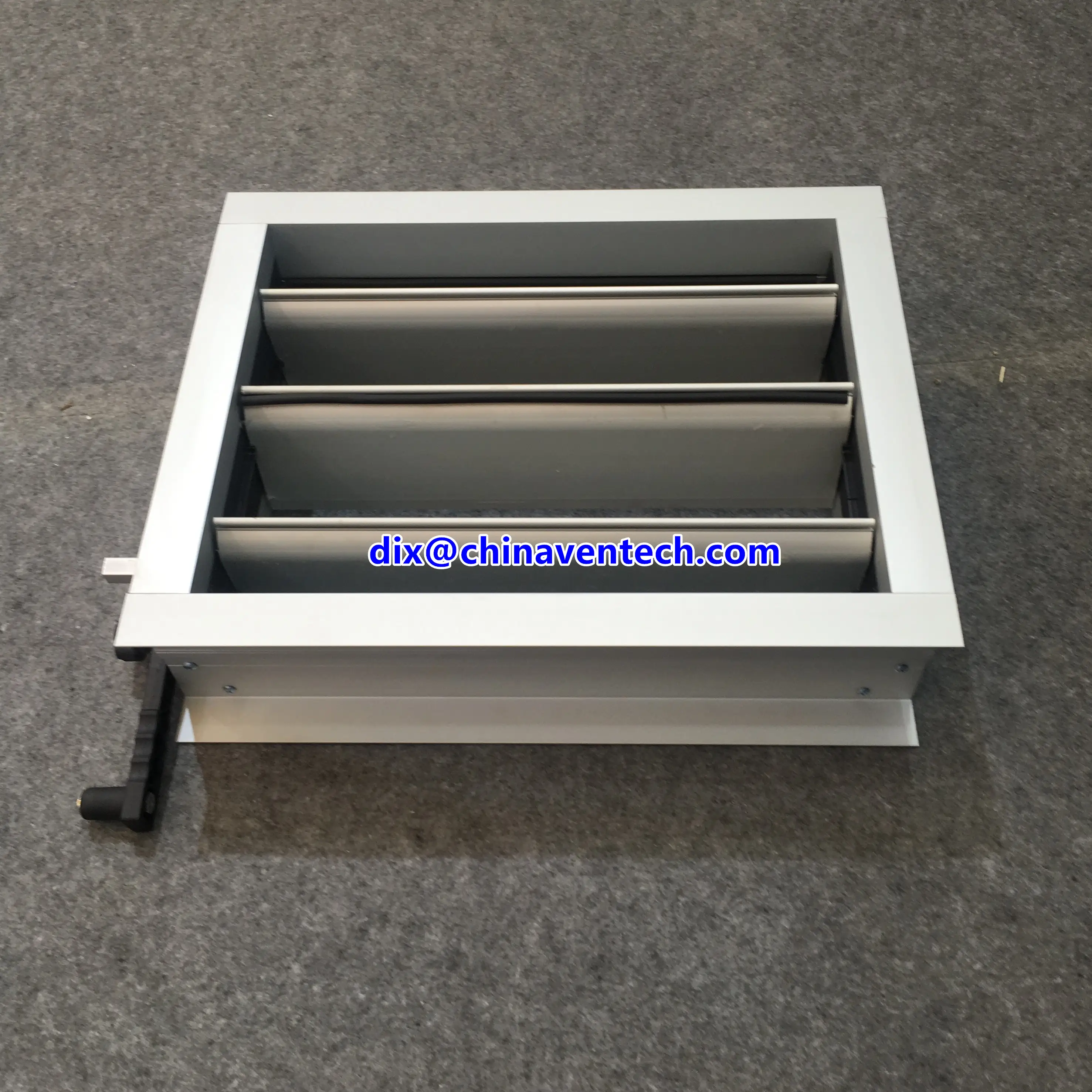 HVAC Air Conditioning Shutter Air Flow Opposed Blades Volume Control Damper 1