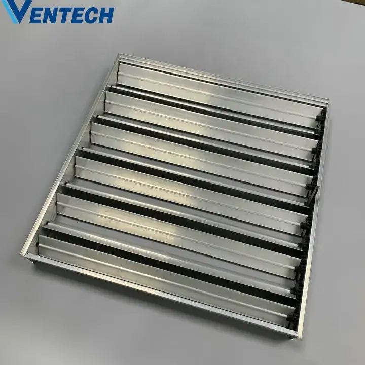 HVAC Manual Adjustable Opposed Blade Volume Control Damper For Hvac Square Air Diffuser 1