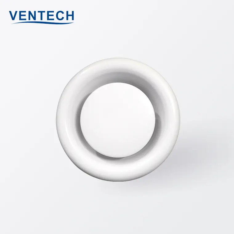 Air Conditioning Metal Disc Valve Round Exhaust Air Diffuser in Toilet 1