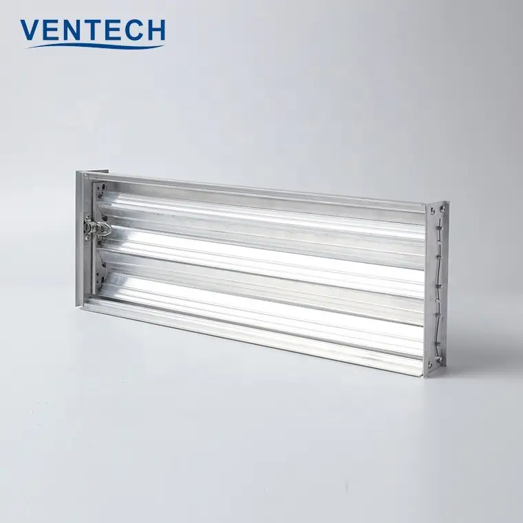 VENTECH HVAC Exhaust Air Duct Conditioning Supply Aluminum Manual Adjustable Opposed Blade Air Volume Control Air Dampers 1