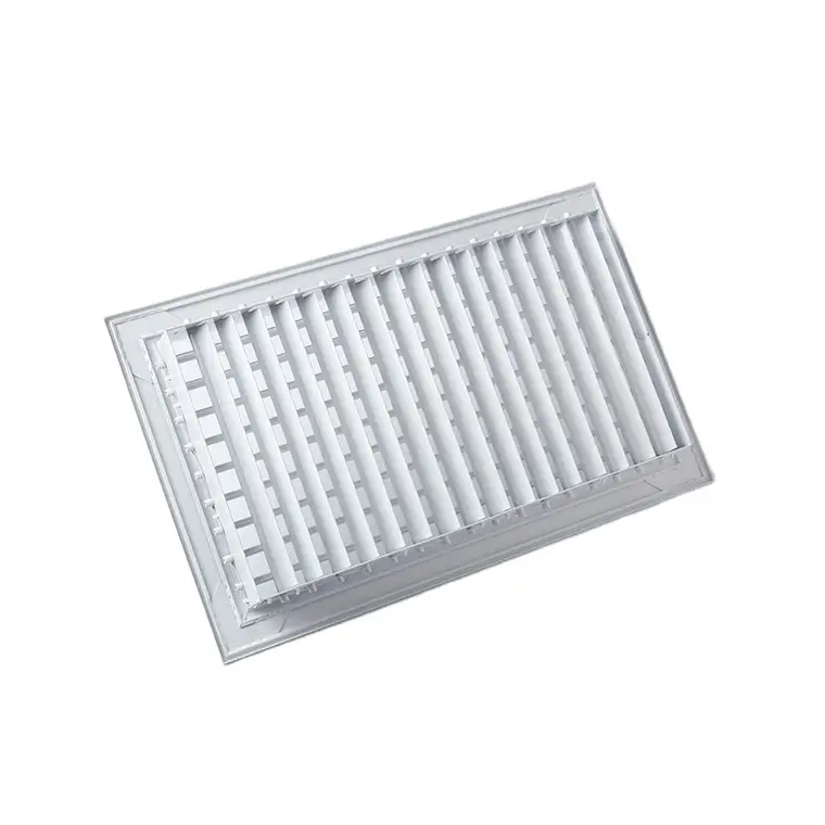 HVAC system Air ceiling conditioning aluminum supply and return double deflection grille with obd 1