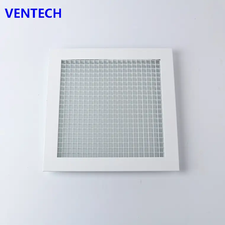 HVAC System Return Air Aluminum Alloy Perforated Egg Crate Air Grille for Ventilation 1