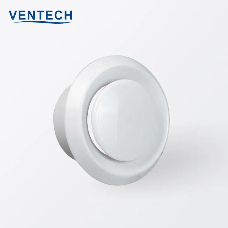 Air Conditioner Exhaust Air Grill Ventilation Plastic Disc Valve Diffuser 1