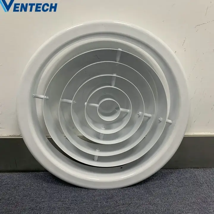 Air Conditioning Trox Aluminum Decorative Round Air Vent Jet Diffuser Ring Air Diffuser 1