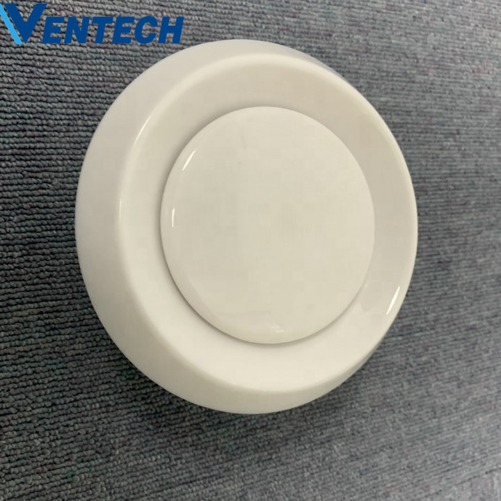Hvac System Circular Vents Central Air Plastic Disc Valve Condit Vent ...