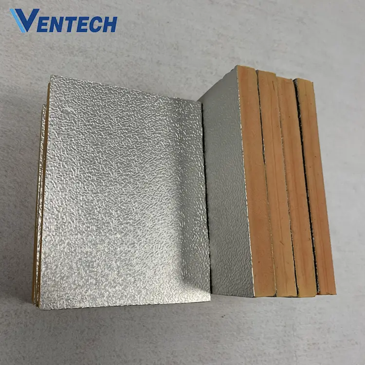 pre-insulated pir hvac air duct panel for HVAC air duct 1