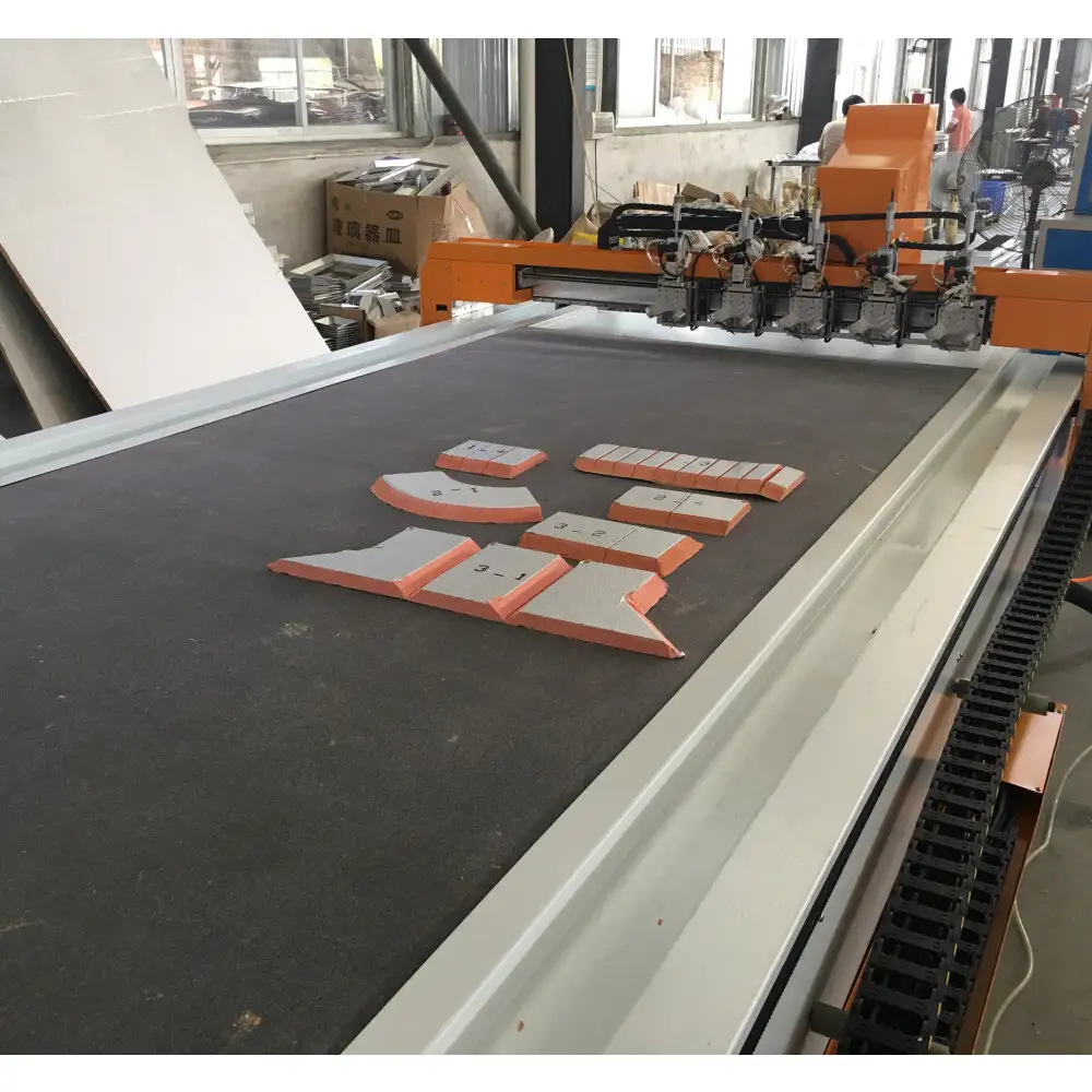 duct fabricate machine for pre insulated duct phenolic cnc cutting 1