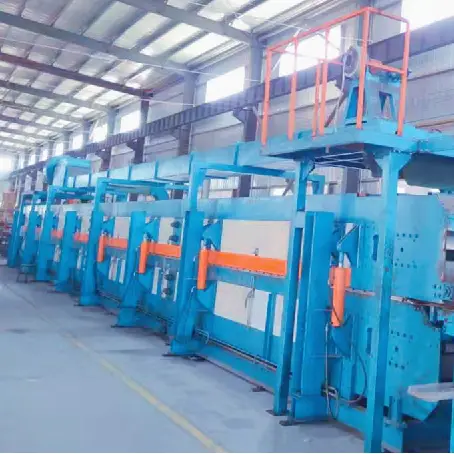 High Efficiency Pre-insulated Phenolic Duct Foam Board Sandwich Panel Production Line Machine 1