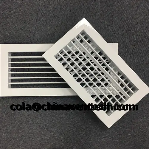 HVAC SYSTEM  Best Quality White Color  Aluminum Supply Air Single Deflection Grille for Ventilation 1