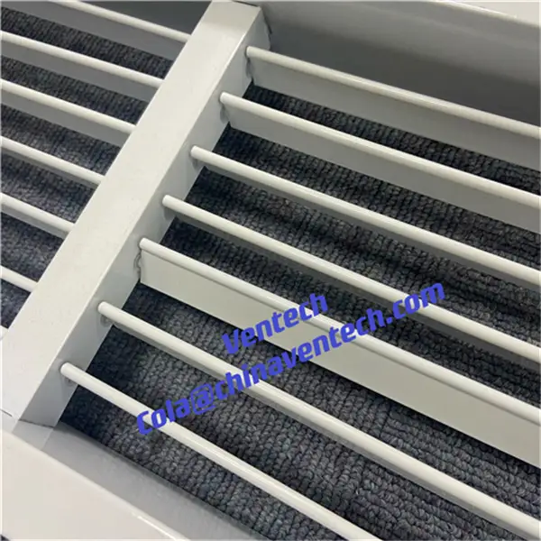 HVAC SYSTEM Restaurant Air Conditioning  Aluminum Blades Removable Single Deflection Grille for Ventilation 1