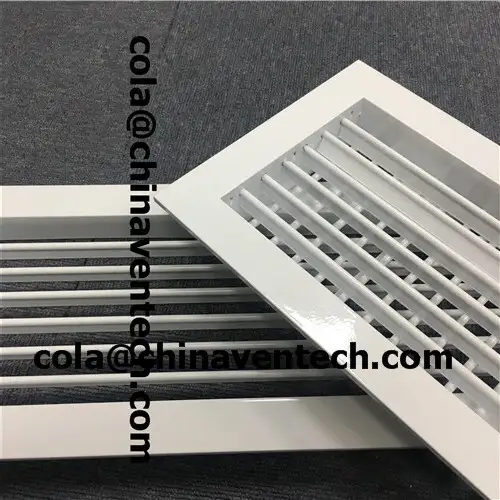 HVAC SYSTEM  Chinese Supplier Fresh Air Blades Adjustable Single Deflection Grille with Air Damper 1