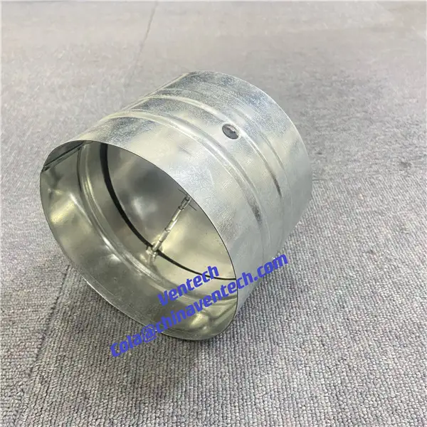HVAC SYSTEM Air Volume Adjusted Round Air Damper Back Draught Damper for Air Ducting 1