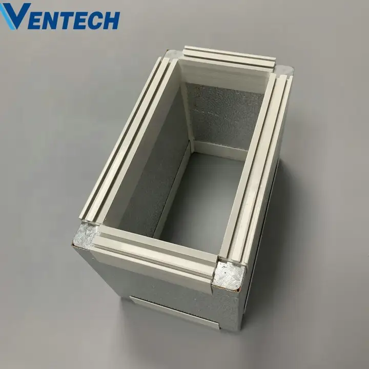 reinforced aluminum foil fiber glass duct tape phenolic pre-insulated air duct panel 1