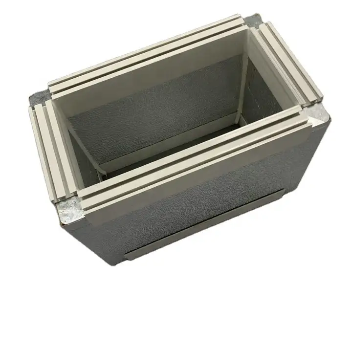 phenolic thermal pir air panel insulation pre-insulated duct sheet board coated black/white aluminum foil 1