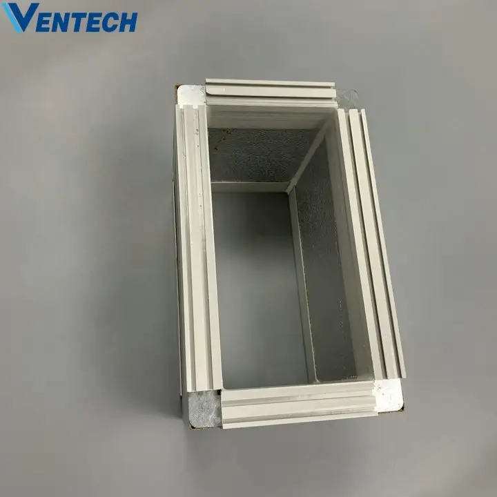 fireproof fiberglass insulation with aluminum foil fiberglass fabric phenolic pre-insulated air duct panel 1