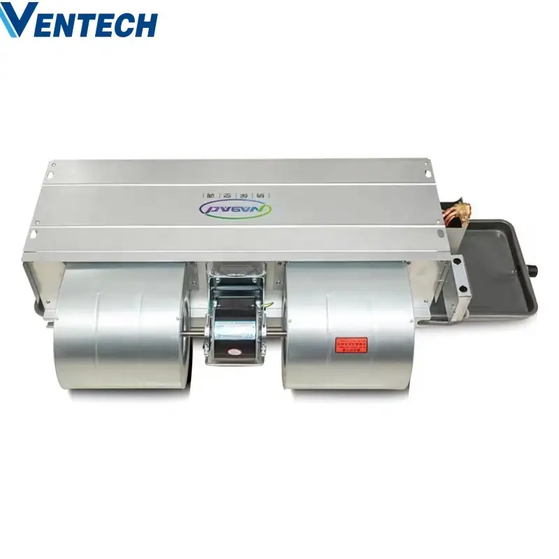 Ventech Ultra-Silent Horizontal Ceiling Concealed Ducted Chilled Water Air Conditioner Fan Coil Unit 1