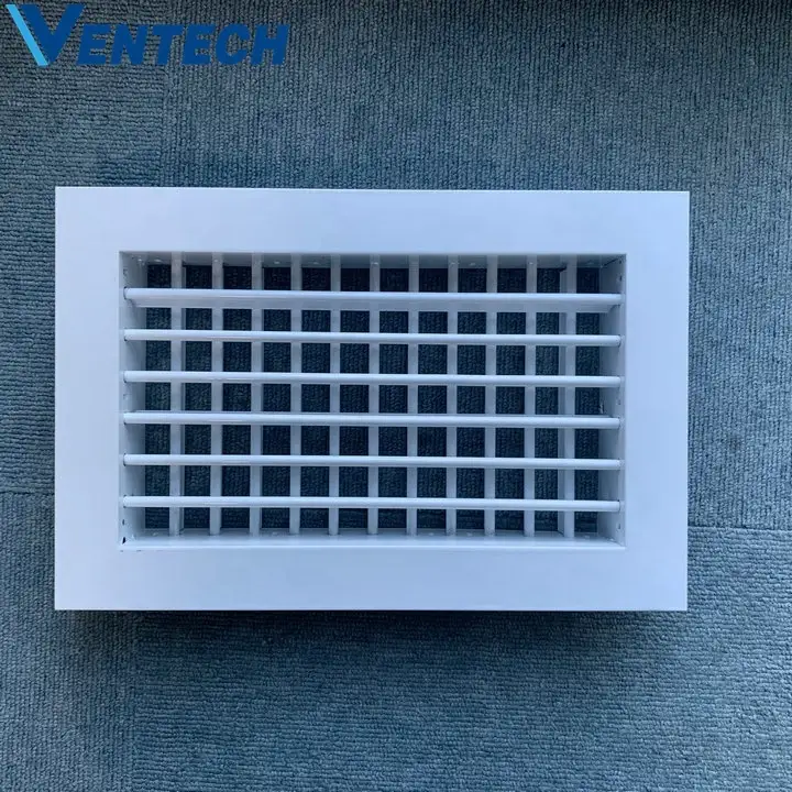 Ventech Factory Price Supply Adjustable Aluminum Ventilation Double Deflection Air Grille 1