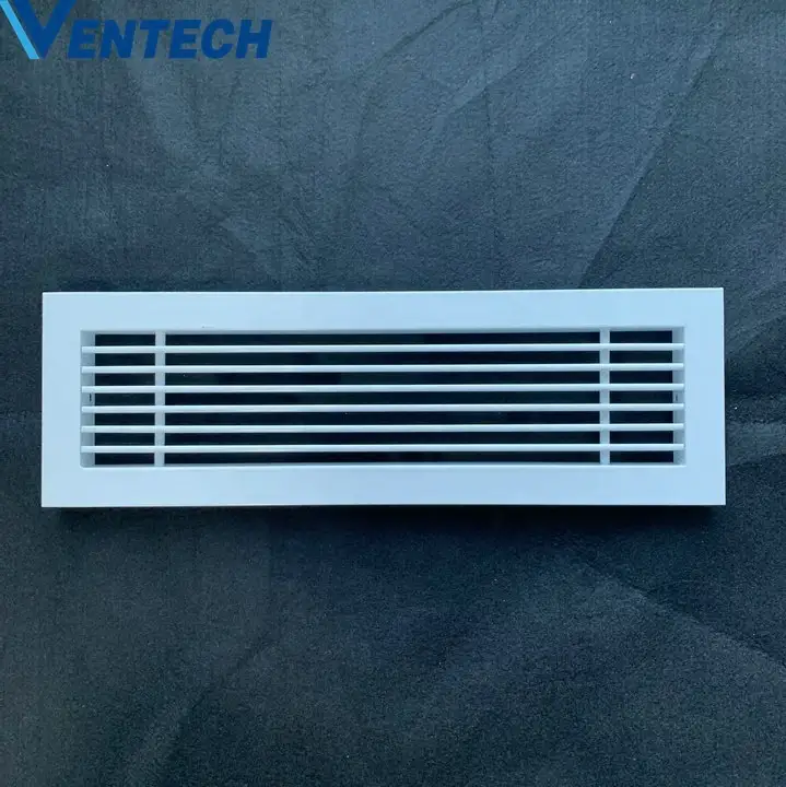 Ventech Air Conditioning Aluminum White Air Grille Linear Bar Grille 1