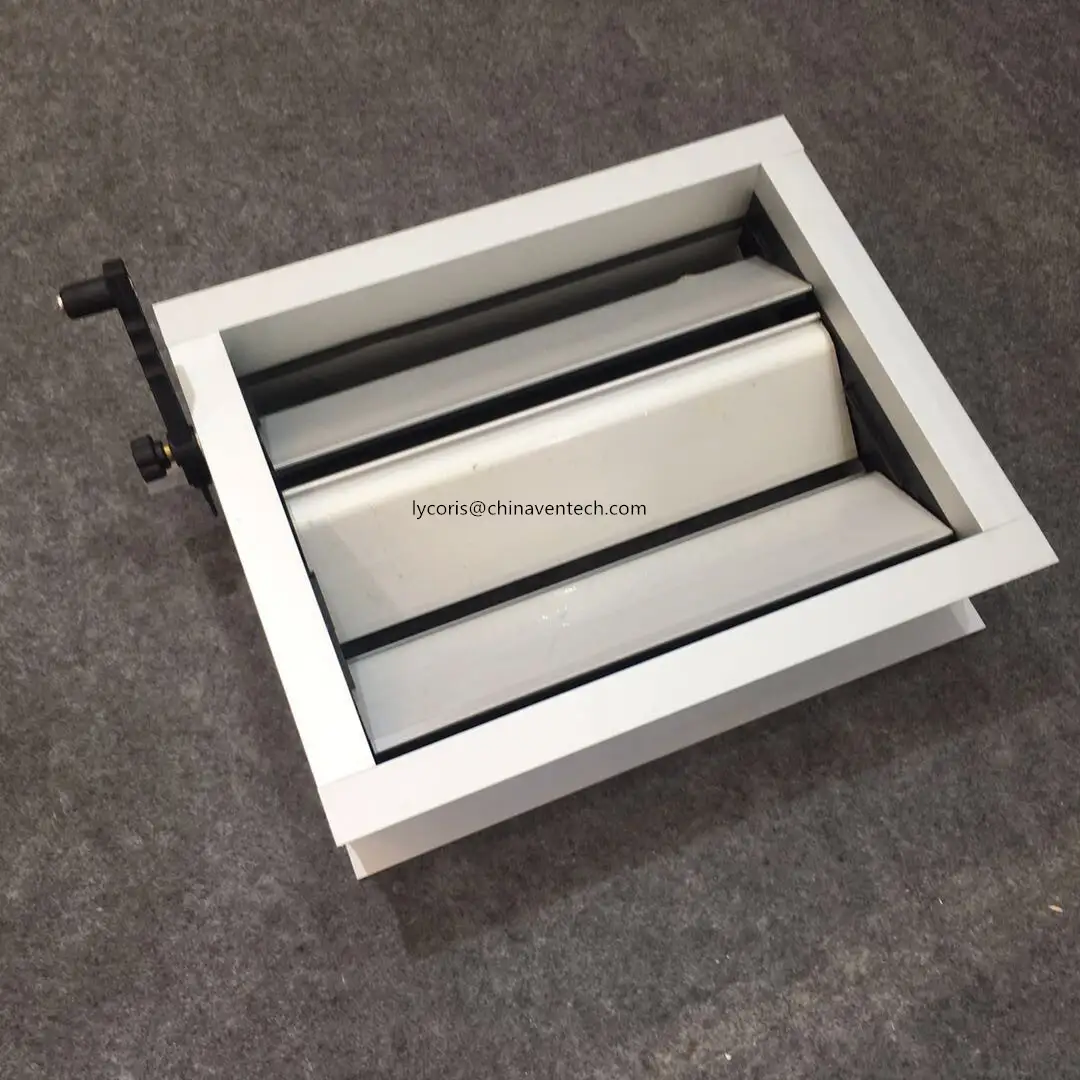VCD Damper Ventilation Manual Volume Control Aluminum Air Damper Supply Air Ceiling Diffuser HVAC system Air Duct 1