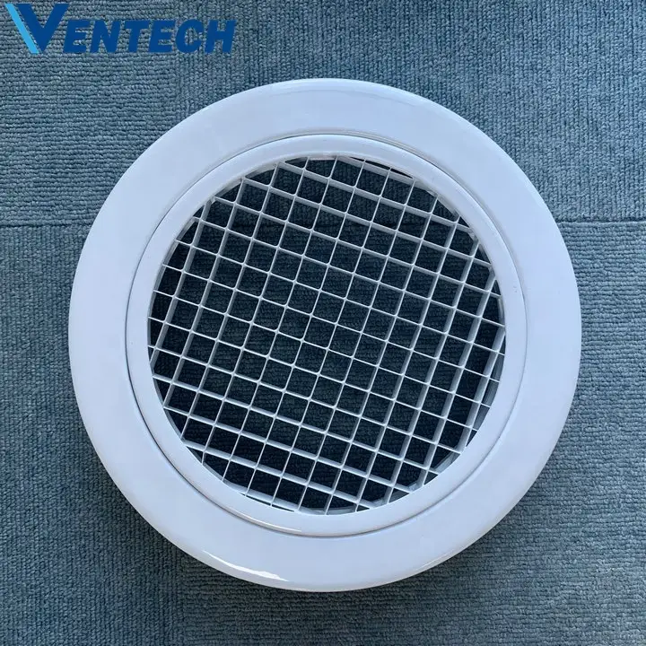 Hvac Aluminum Air Conditioner Ceiling Egg Crate Grille Supply Air Diffusers Round Eggcrate Grilles 1