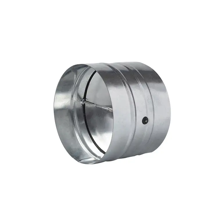 Hvac Round Ducts Galvanized Volume Non-Return Damper Back Draught Damper 1
