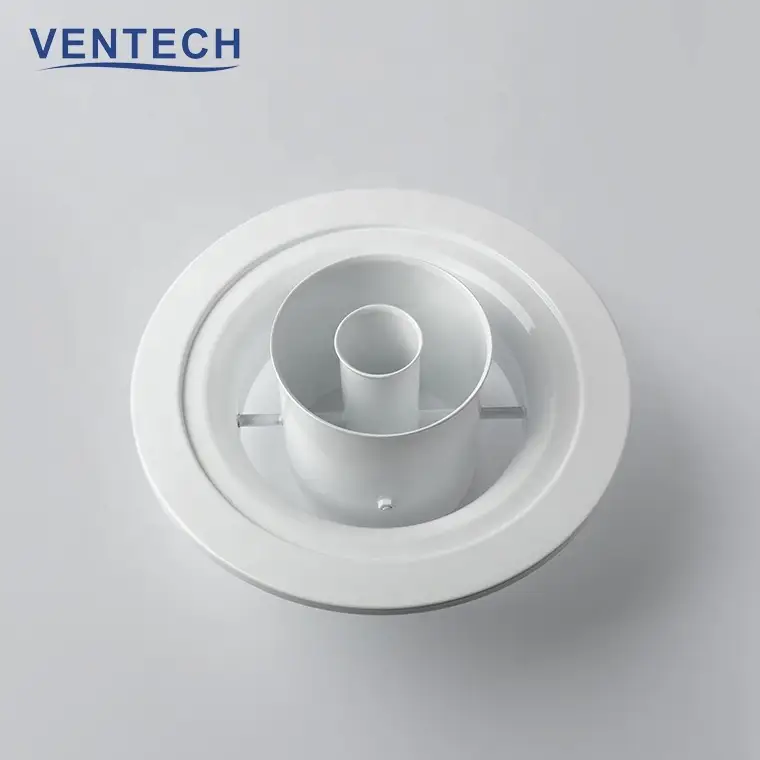 Hvac Ventilation Round Ring Jet Directional Supply Air Aluminum Ring Jet Diffuser 1