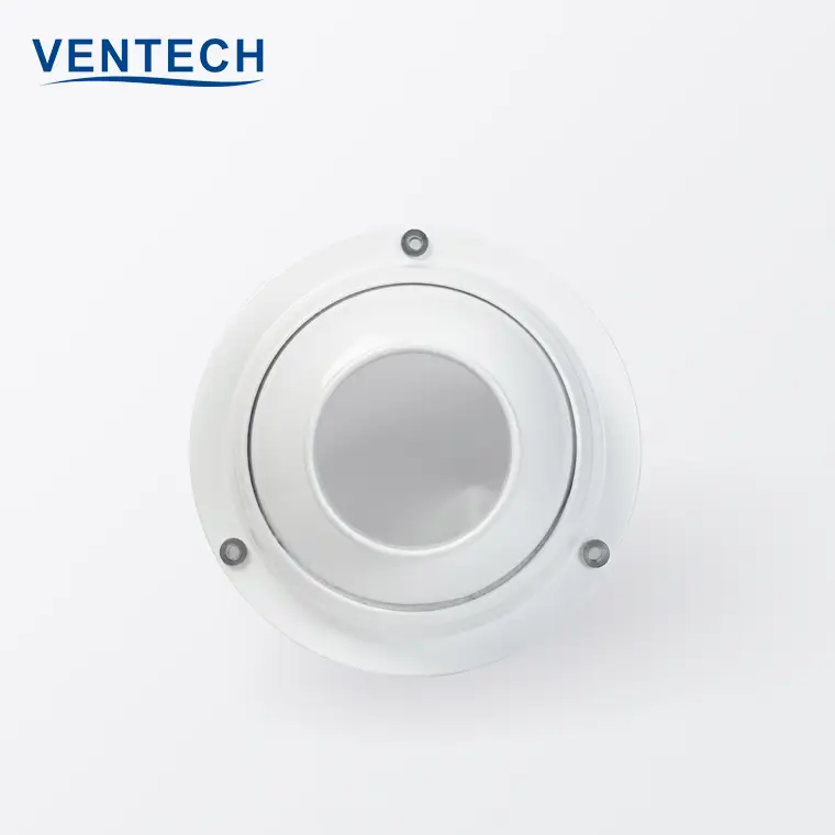 HVAC Aluminum Round Ceiling Diffuser Jet Nozzle Diffuser in Powder Coated 1