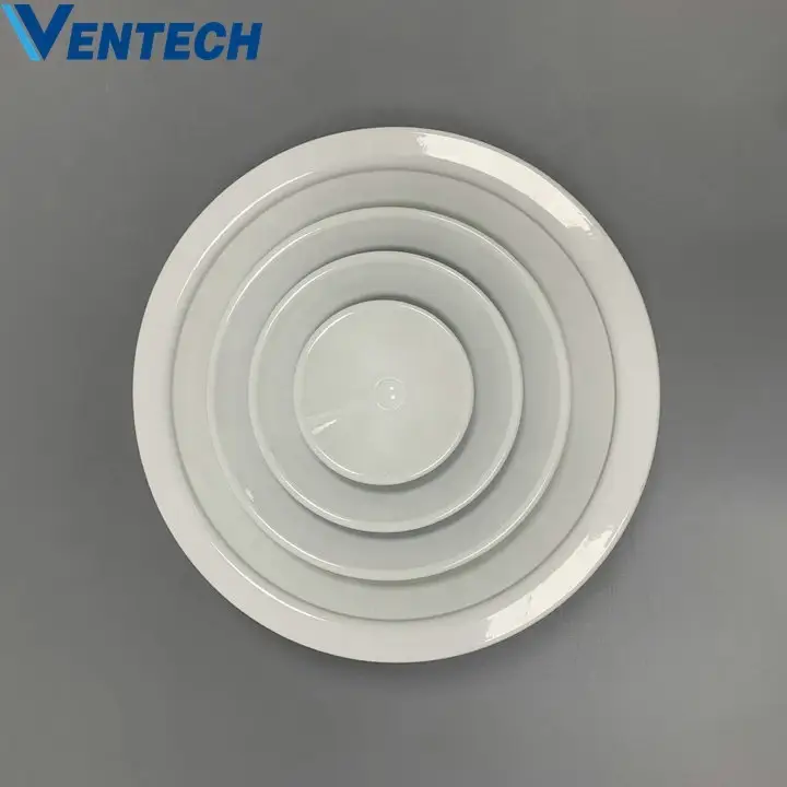 Ventech High Quality Hvac Aluminum Round Ceiling Air Diffuser 1