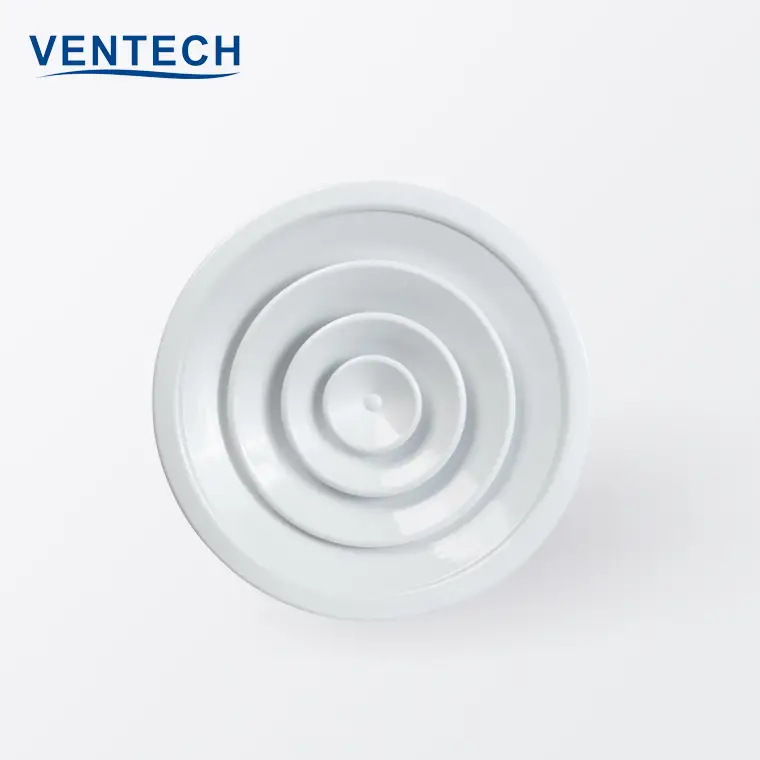 Ventech HVAC New Model White  Round Ceiling Air Diffuser 1