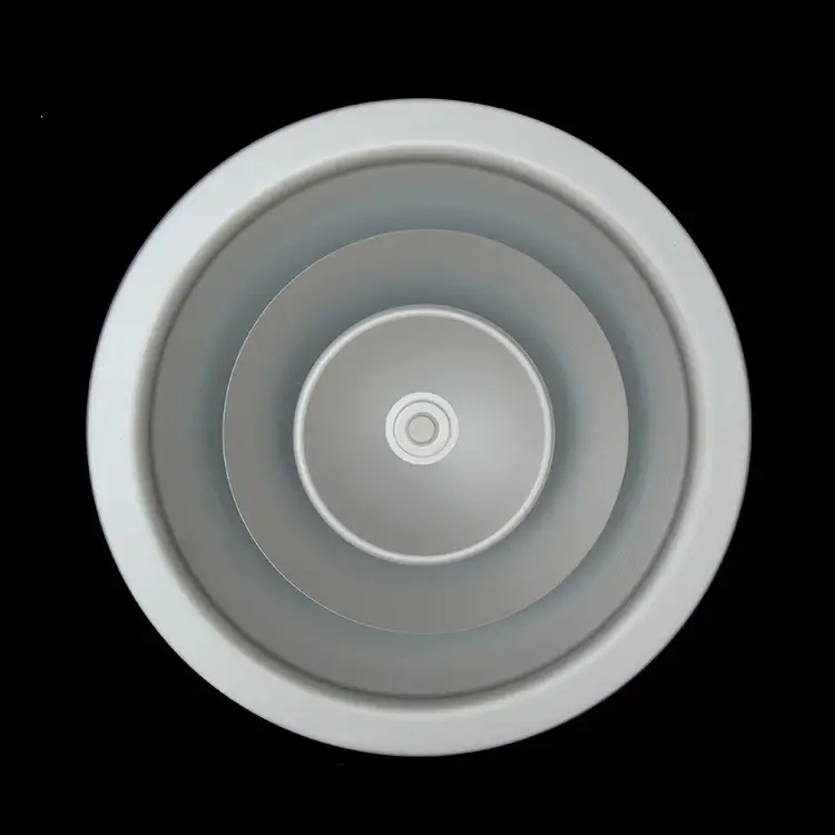 HVAC Circular Butterfly Damper Round Exhaust Ceiling Air Diffuser 1