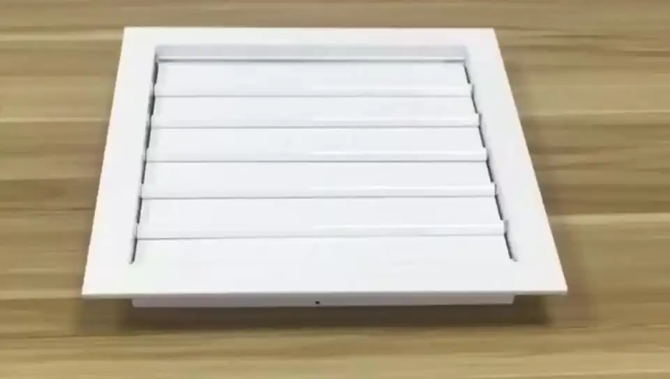 Hvac Exhaust Fresh Air Louvers Air Conditioner Adjustable Aluminum Gravity Air Grill Vent Cover Louvers for Ventilation 1