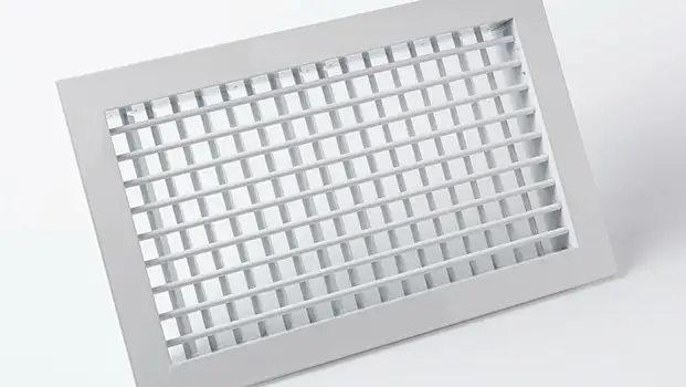 High Quality Custom Size HVAC Double Adjustable Deflection Grille with Opposed Damper 1