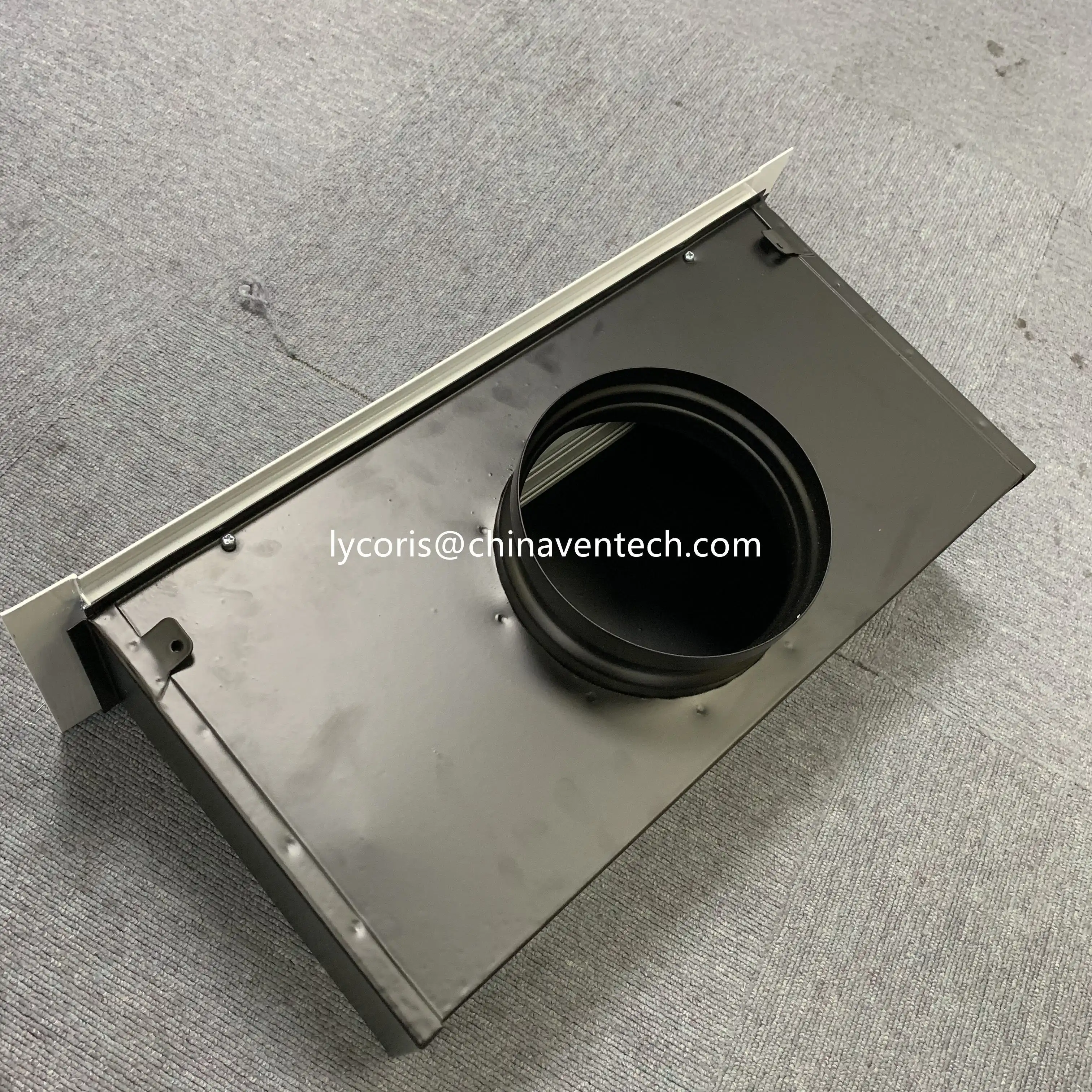 VENTECH Ceiling Linear Slot Diffuser Air Aluminum Grille Plenum Box Adaptor Linear Slot Adjustable Blades Diffuser Grilles 1