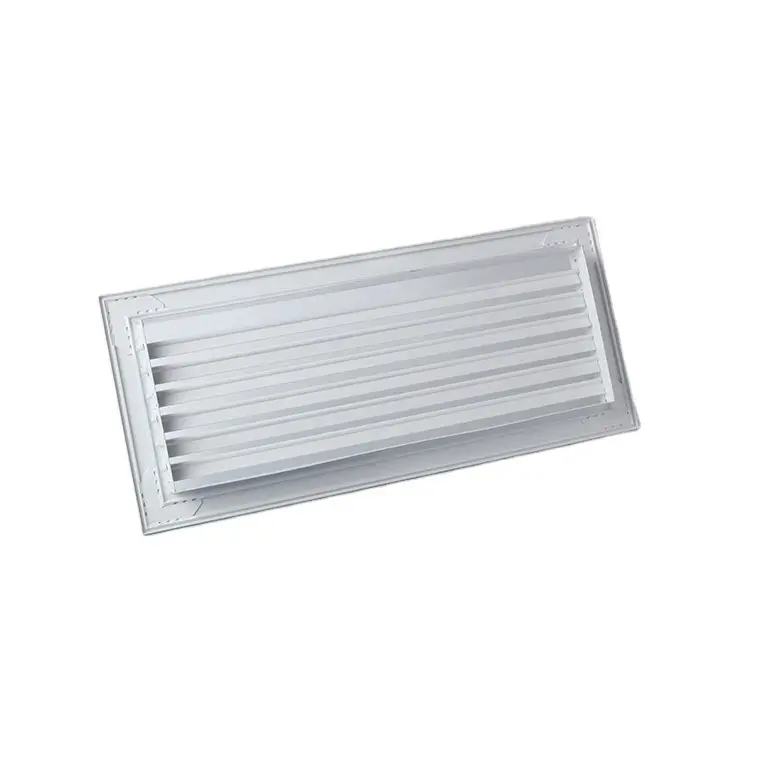 HVAC aluminum air ceiling return single deflection register grille with obd 1